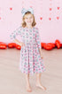 disco-bows-3-4-sleeve-pocket-twirl-dress Mila &  Rose - Sophia's Style--4T--5